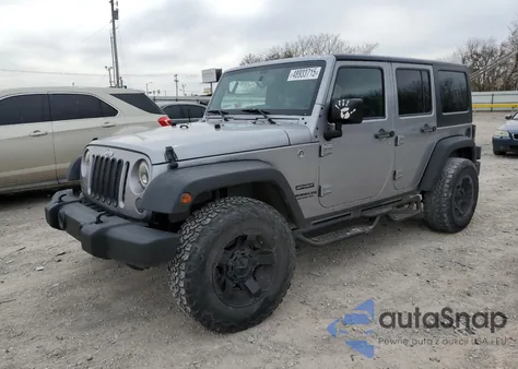 2016 Jeep Wrangler Unlimited Sport из США, поврежденный, VIN 1C4BJWDG1GL139708